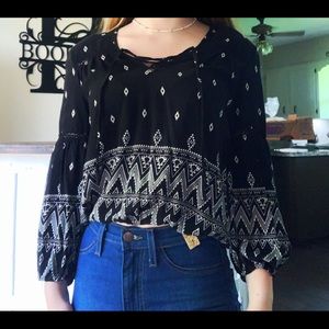 Forever 21 Black Blouse